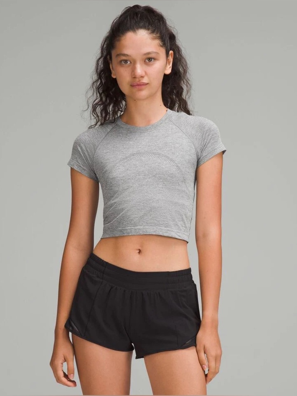 Lululemon Swiftly Tech Cropped Short-Sleeve Shirt 2.0